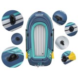 Bestway Nafukovací Čln TREK X2 Raftingová sada, nosnosť 250 kg, 232x118 cm + veslá a pumpa