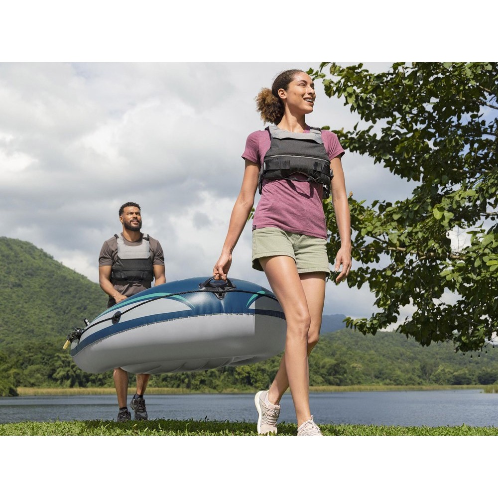 Bestway Nafukovací Čln TREK X2 Raftingová sada, nosnosť 250 kg, 232x118 cm + veslá a pumpa