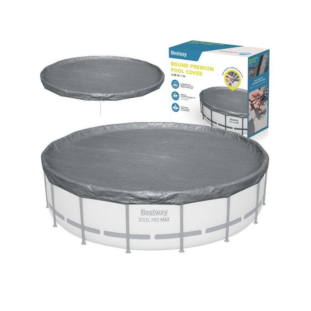 Bestway Plachta na okrúhly bazén 488 cm PREMIUM LINE 58952