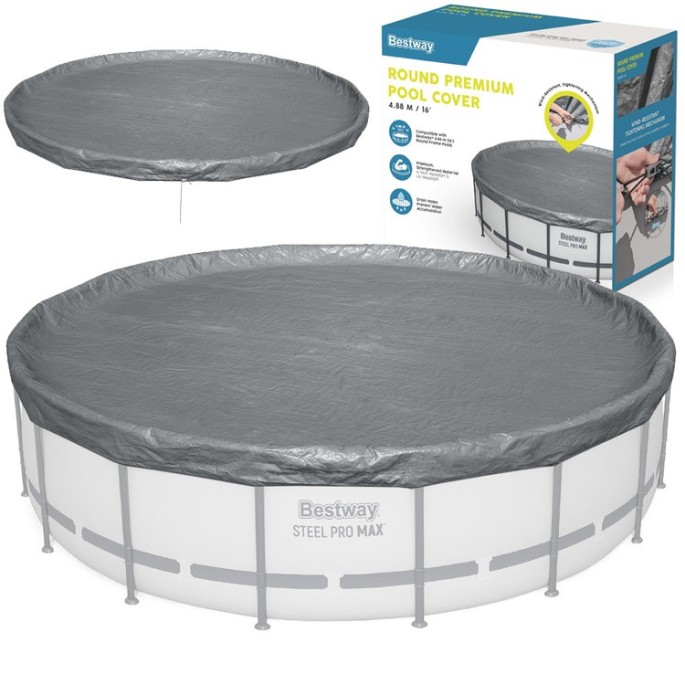 Bestway Plachta na okrúhly bazén 488 cm PREMIUM LINE 58952