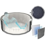 Bestway 6001V Vírivka Lay-Z-Spa Carrara SMART Air Jet Jacuzzi s WIFI aplikáciou, pre 6 osôb + 5 vankúšov, priemer 170cm
