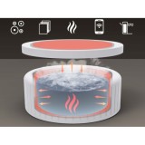 Bestway 6001V Vírivka Lay-Z-Spa Carrara SMART Air Jet Jacuzzi s WIFI aplikáciou, pre 6 osôb + 5 vankúšov, priemer 170cm