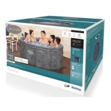 Bestway 6001V Vírivka Lay-Z-Spa Carrara SMART Air Jet Jacuzzi s WIFI aplikáciou, pre 6 osôb + 5 vankúšov, priemer 170cm