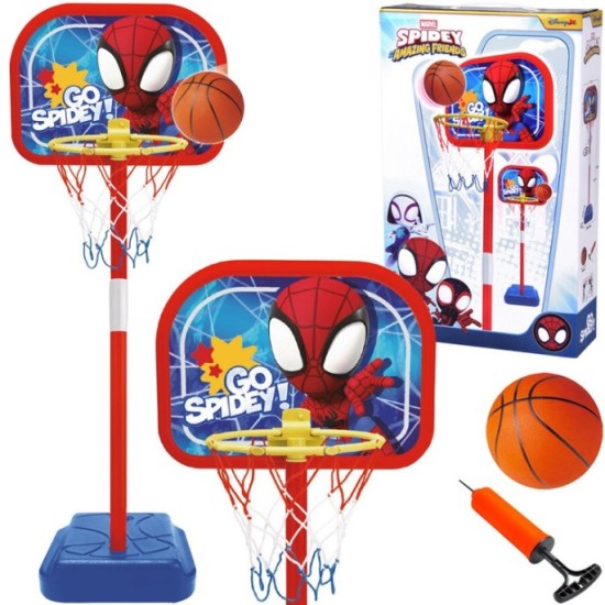 STAMP Detský Basketbalový kôš Spidey 106cm, červený