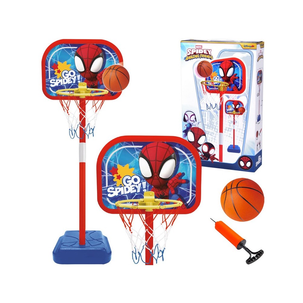 STAMP Detský Basketbalový kôš Spidey 106cm, červený