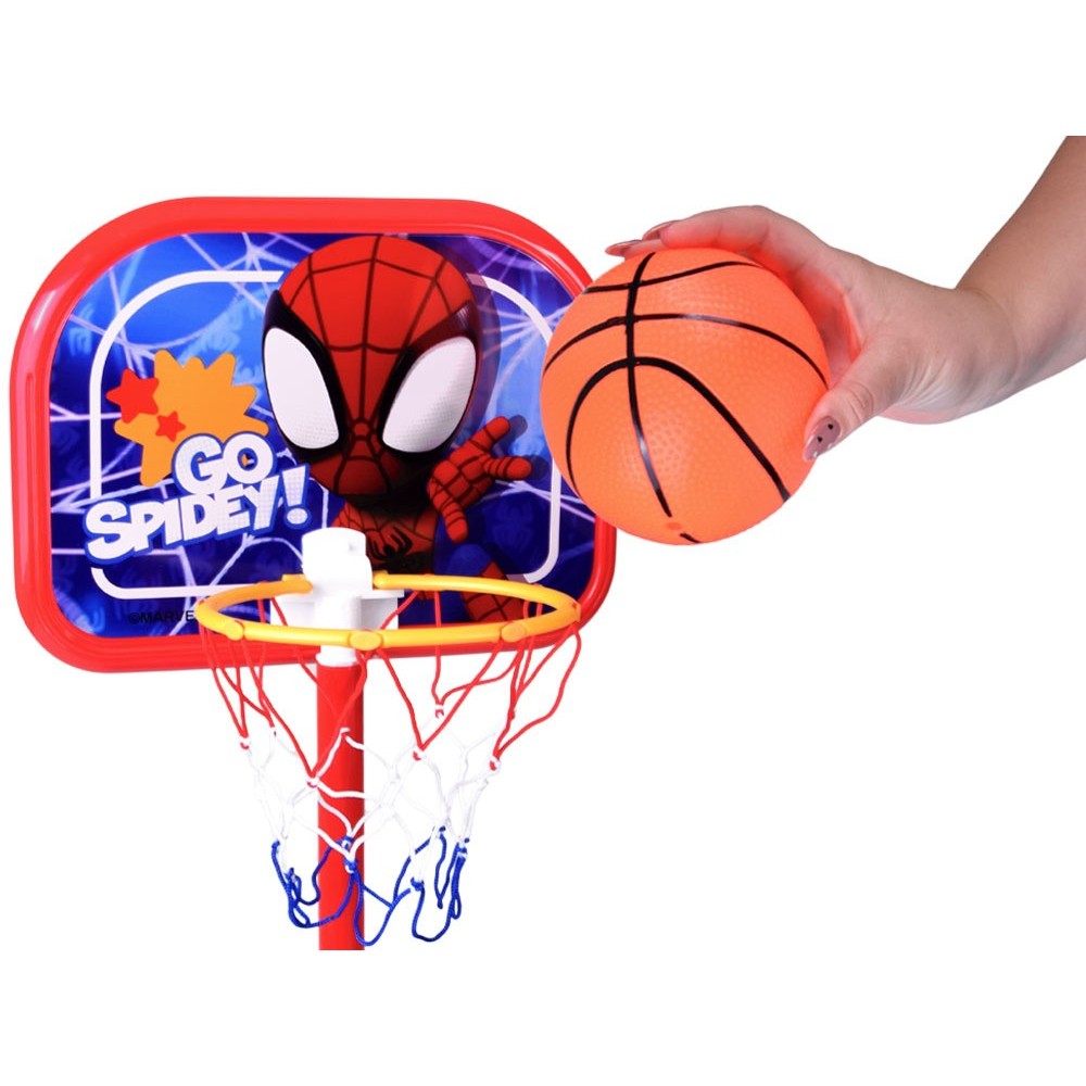 STAMP Detský Basketbalový kôš Spidey 106cm, červený