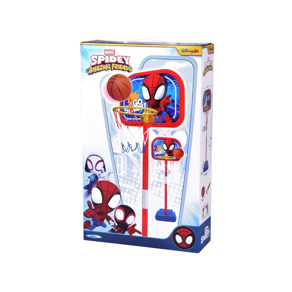 STAMP Detský Basketbalový kôš Spidey 106cm, červený