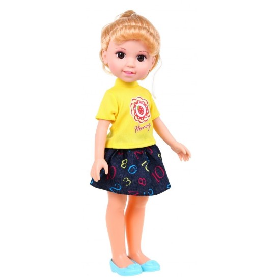 JOKO Bábika 31cm s hrebeňom a zrkadlom + elegantné šaty