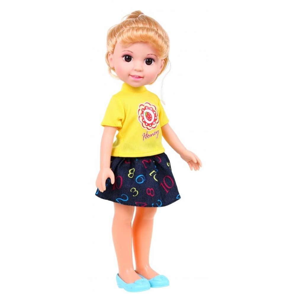 JOKO Bábika 31cm s hrebeňom a zrkadlom + elegantné šaty