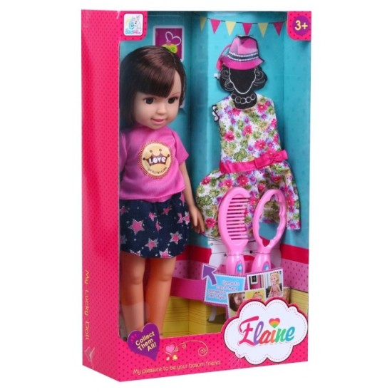 JOKO Bábika 31cm + zrkadlo a hrebeň