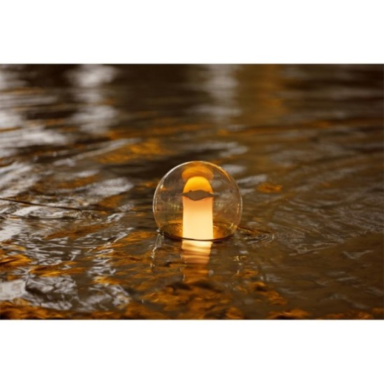 BESTWAY Plavákový dávkovač chémie + Solárna LED Lampa 2v1