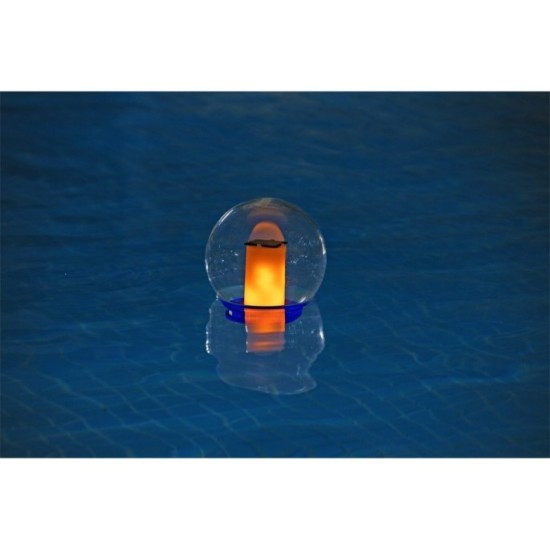 BESTWAY Plavákový dávkovač chémie + Solárna LED Lampa 2v1