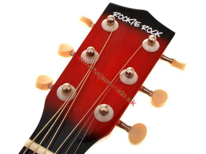 Gitara drevená lakovaná 77cm, wood