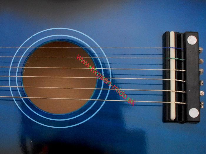 Gitara drevená lakovaná 77cm, wood