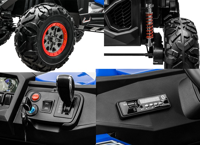 Joko Elektrické autíčko Buggy 4x4, dvojmiestne, penové kolesá, modré