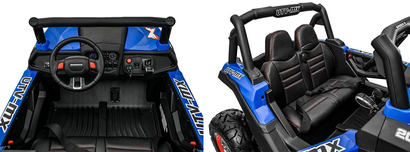 Joko Elektrické autíčko Buggy 4x4, dvojmiestne, penové kolesá, modré