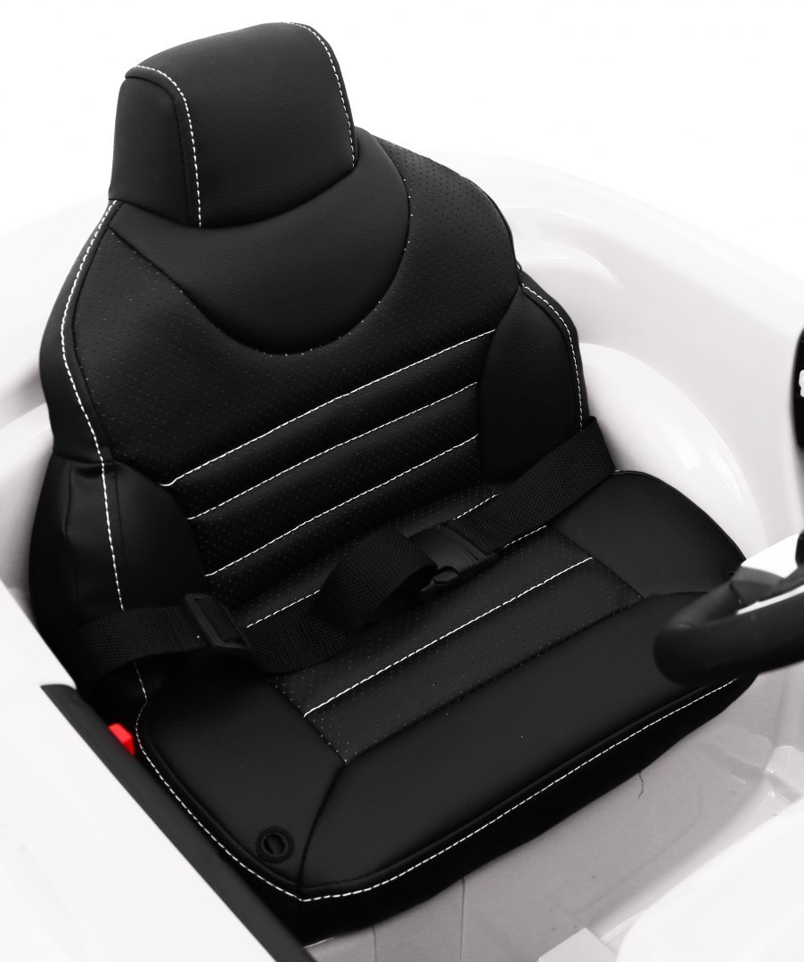 Joko, Elektrické autíčko Mercedes SL 500, Penové kolesá, kožené sedadlo, biele