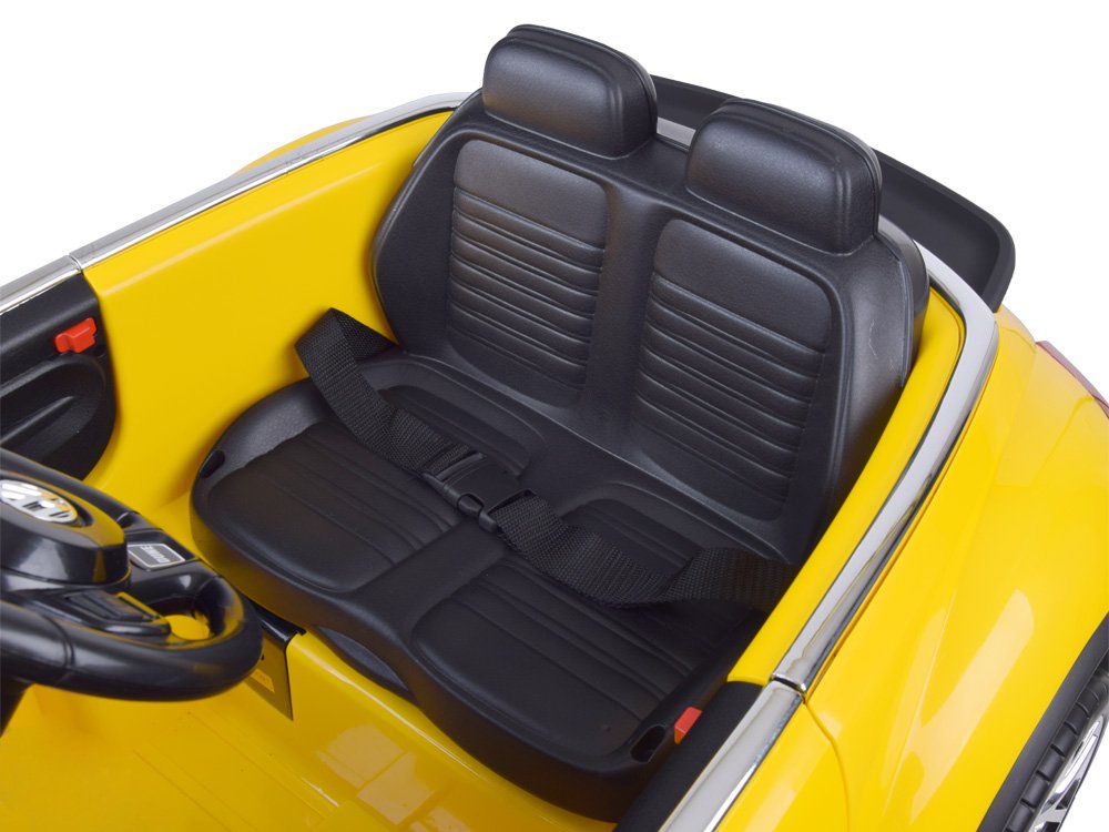 JOKO Elektrické autíčko Volswagen Chrobák, FM rádio, diaľkové ovládanie, biele