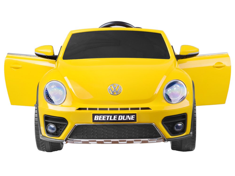 JOKO Elektrické autíčko Volswagen Chrobák, FM rádio, diaľkové ovládanie, biele