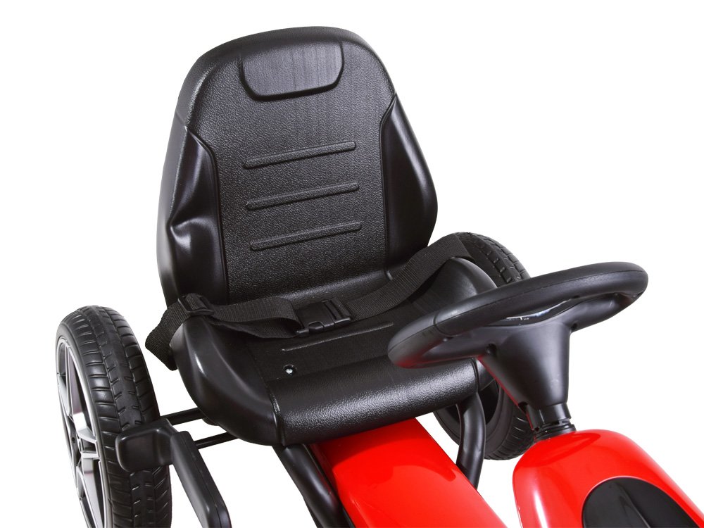 JOKO Šľapacia motokára Mercedes s originálnou licenciou, penové kolesá, zvuky na volante, čierna