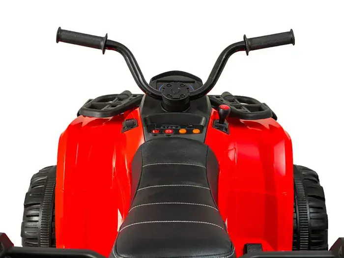 JOKO Veľká Elektrická štvorkolka 4x4 XL ATV s Diaľkovým ovládaním, kožené sedadlo, penové kolesá, rádio, USB, čierna