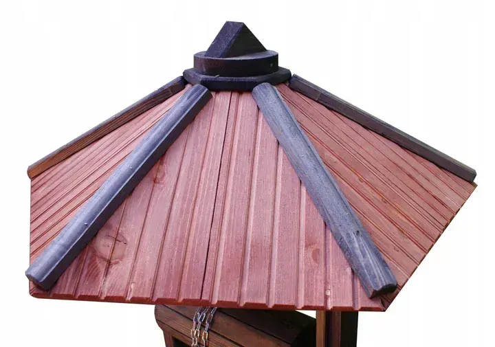 MKSTOR Drevená studňa do záhrady dekoračná 135cm, masív ST22