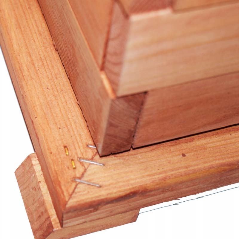 MKSTOR Drevený kvetináč z masívu Obdlžníkový 84,5 cm x 40 x 46,5cm, Lakovaný, DP38