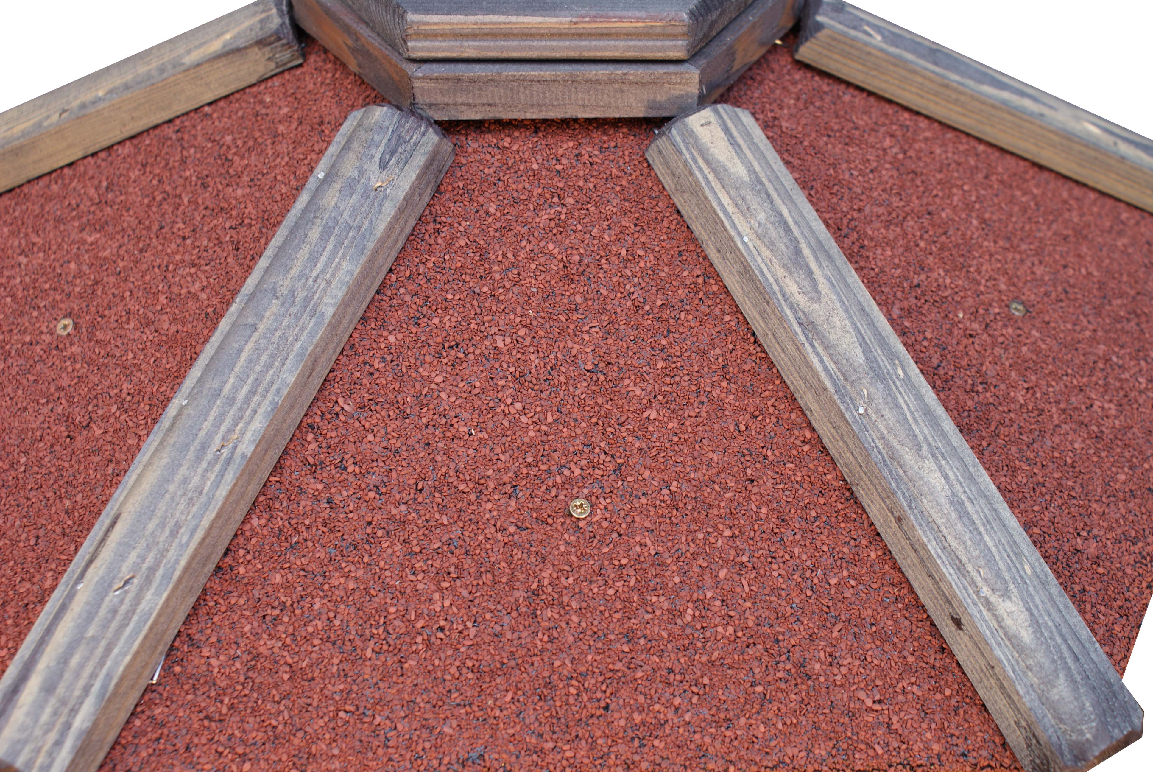 MKSTOR Drevené kŕmitko pre vtáky 50x35x46cm s Asfaltovou Lepenkou na streche, vtáčia búdka so zásobníkom jedla, sivá strecha