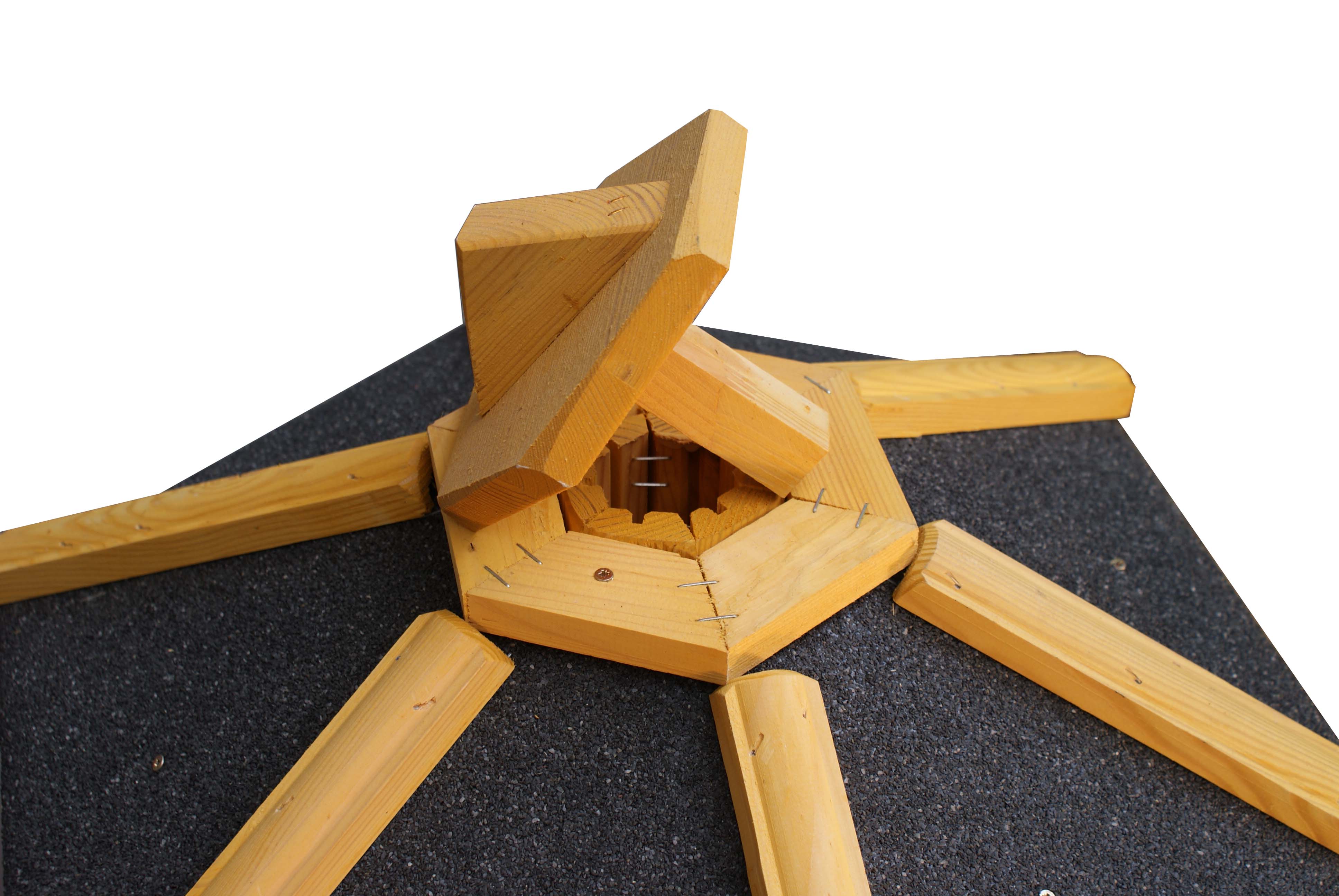 MKSTOR Drevené kŕmitko pre vtáky 50x35x46cm s Asfaltovou Lepenkou na streche, vtáčia búdka so zásobníkom jedla, sivá strecha