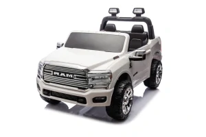 JOKO Elektrické atíčko RAM 3500 2x200W 24V, kožené sedadlo, nosnosť 50kg, penové kolesá, biele