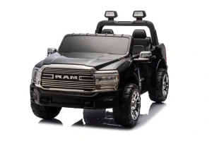 JOKO Elektrické atíčko RAM 3500 2x200W 24V, kožené sedadlo, nosnosť 50kg, penové kolesá, čierne