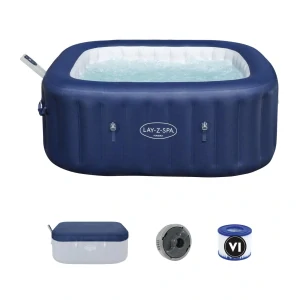 Bestway 6001H Vírivka Lay-Z-Spa HAWAII SMART Air Jet Jacuzzi s WIFI aplikáciou, pre 6 osôb, modrá