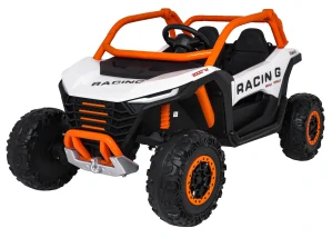 JOKO Elektrické autíčko Buggy RACING Road 2000 4x4, 4x120W, 24V, kožené sedadlo, penové kolesá, biele