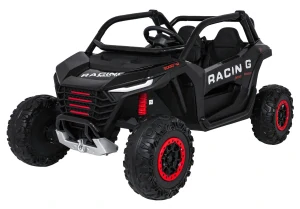 JOKO Elektrické autíčko Buggy RACING Road 2000 4x4, 4x120W, 24V, kožené sedadlo, penové kolesá, čierne