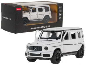 Rastar Kovové auto Mercedes-Benz AMG G63 RASTAR so svetlom a zvukom, biele
