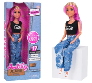 Anlily Bábika s dlhými vlasmi, ohybné kolená