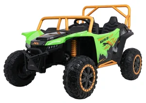 Arctic CAT Elektrické Autíčko Buggy WILDCAT XX 4x200W 24V, penové kolesá, Dvojmiestne kožené sedadlo, nosnosť 60kg, zelené