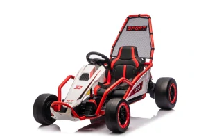 JOKO Elektrické autíčko Motokára Gokart TORNADO s Funkciou Drift, nosnosť 50kg, červená