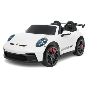 JOKO Elektrické Autíčko Porsche 911 GT 3 4x200W 24V, LCD Dotykový Panel MP4, penové kolesá, kožené sedadlo, Nosnosť 50kg, biele