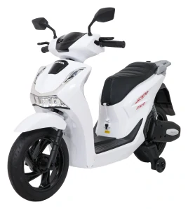JOKO Elektrická Motorka Skúter HONDA SH125I, penové kolesá, kožené sedadlo, biela
