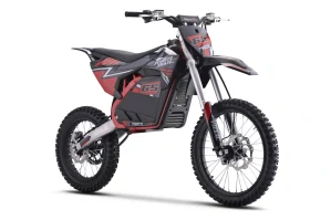 RamiGO Elektrická Motorka POWER TRAIL 5000W 72V, nafukovacie kolesá, rýchlosť 80 km/h, nosnosť 95kg, červená