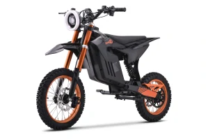 RamiGO Electrická Motorka E-RIDER X 2000W , nafukovacie kolesá, batéria 48V lítium-iónová, rýchlosť 50 km/h, nosnosť 120kg, čierna