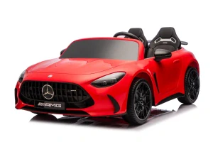 JOKO Mercedes Benz GT63 AMG 4x200W, Dvojmiestne Kožené sedadlo, nosnosť 90kg, penové kolesá, červené