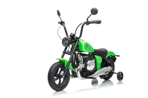 JOKO Elektrická Motorka BMW R18, Bezkefový 200W Motor, batéria 24V, Nafukovacie kolesá, Nosnosť 65kg, zelená