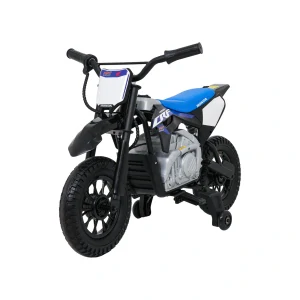 JOKO Elektrická Motorka HONDA CFR450R, penové kolesá, kožené sedadlo, čierna