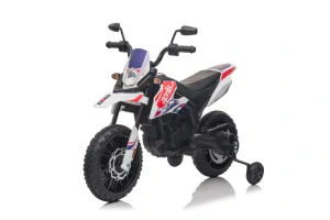 JOKO Elektrická Motorka Aprilia RX, penové kolesá, kožené sedadlo, červená