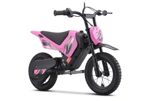 RAMIGO Elektrická Motorka SHARK 150W 24V Li-ion, rýchlosť 15 km/h, nafukovacie kolesá, nosnosť 40kg, ružová