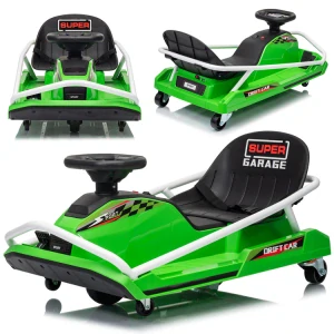 JOKO Elektrické autíčko Motokára s Driftom, rýchlosť 14km, nosnosť 50kg, zelená