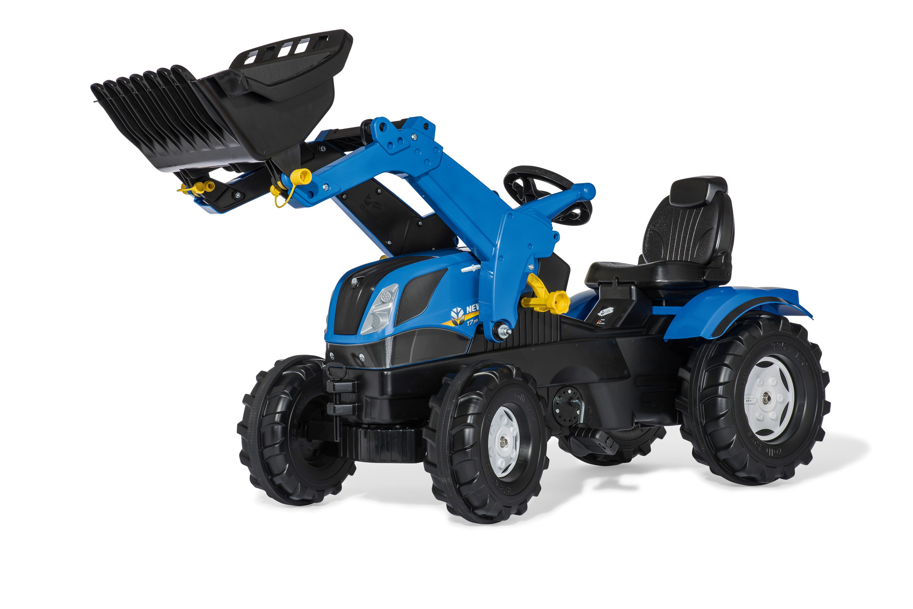 Rolly Toys Šľapací traktor New Holland T7 + predný nakladač RollyFarmtrac, od 3 do 8 rokov