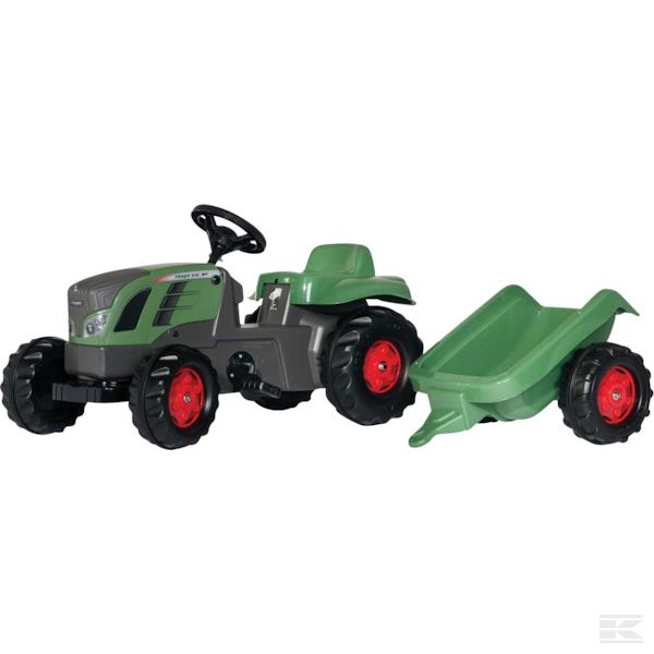 Rolly Toys Šľapací traktor Rollykid Fendt Vario 516 s vlečkou
